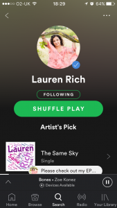 Verified Artist on Spotify